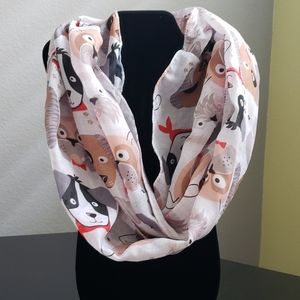 Adorable Dog infinity scarf